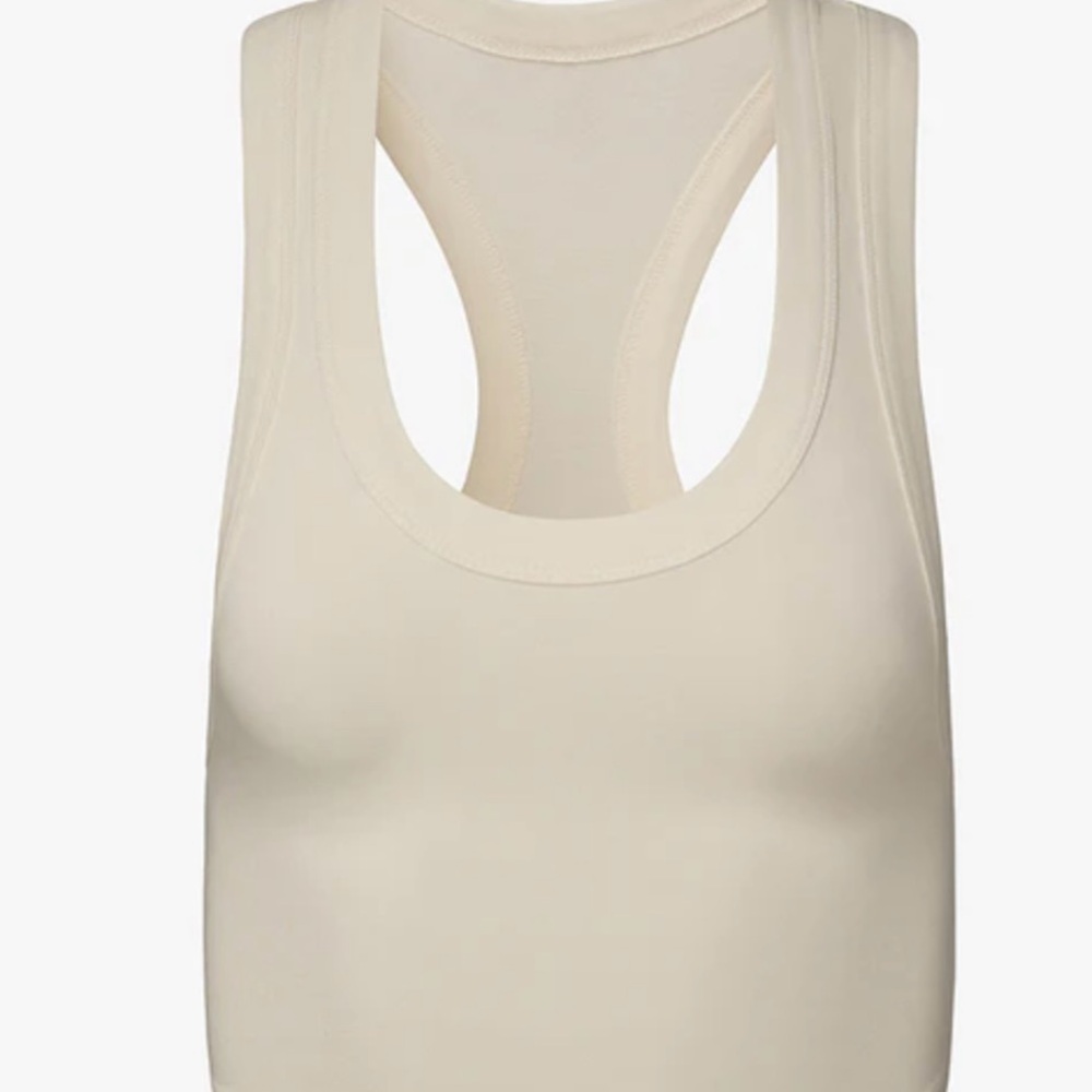 WeWoreWhat Tan Fitted Crop Tank Top - Picture 7 of 10